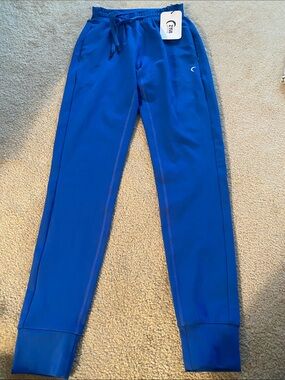 Zyia active blue confluence zipper Hoover pants NWT